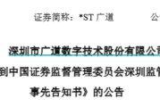 周易八字顶格重罚！*ST广道实控人被终身市场禁入